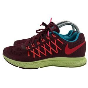 Nike Zoom Pegasus 32 N7 Shoes Women 8 Maroon Acteva Athletic Sneakers 811339-663